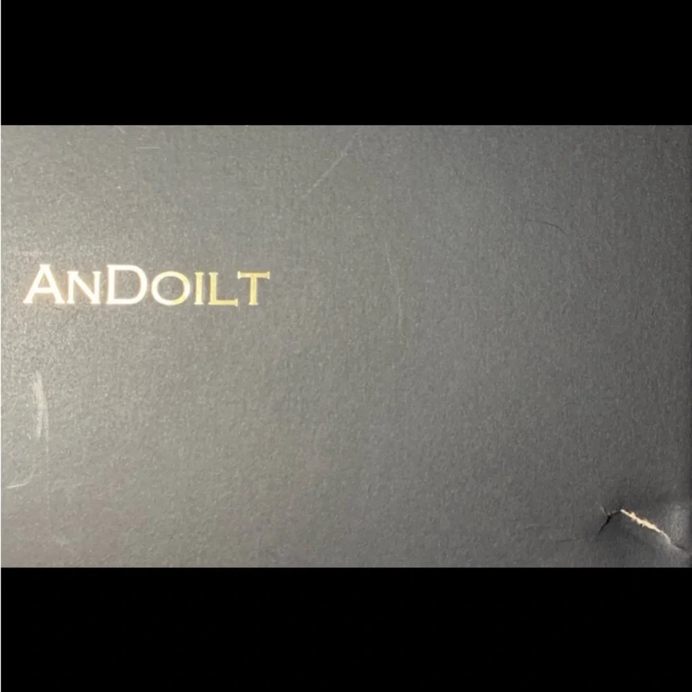 New! ANDOILT Womens Genuine Leather Wallet With Dust Bag